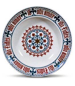 Plato de Minton diseñado por Pugin, 1851 de English School